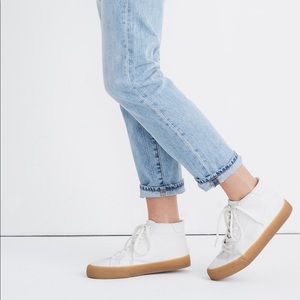 Madewell High-Top Sneakers in Recycled Canvas